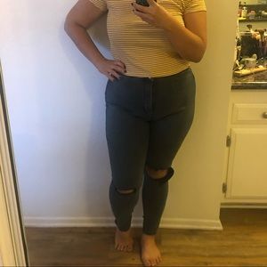 Top shop jeggings Joni size W36 L30